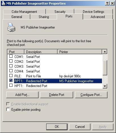 Configure Ports